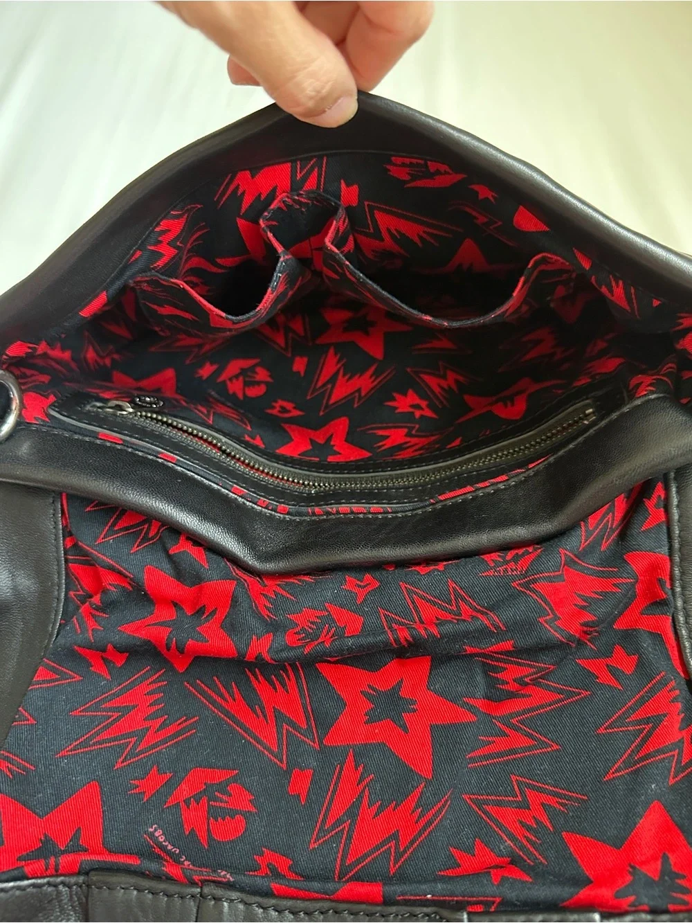 Marc by Marc Jacobs Black Leather Shoulder Bag - Remove Strap Converts to Clutch